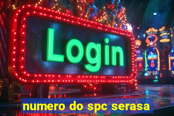 numero do spc serasa