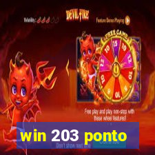 win 203 ponto