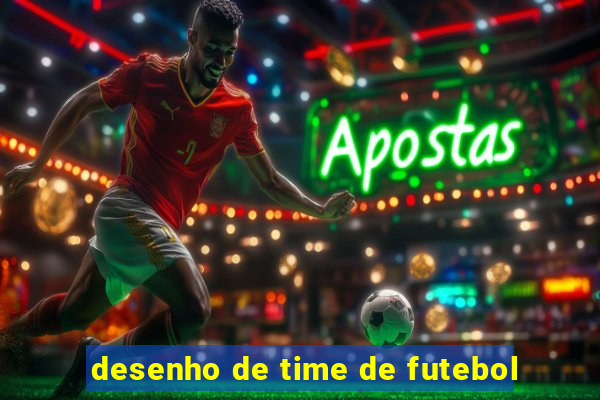 desenho de time de futebol