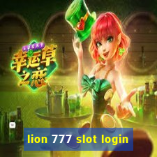 lion 777 slot login