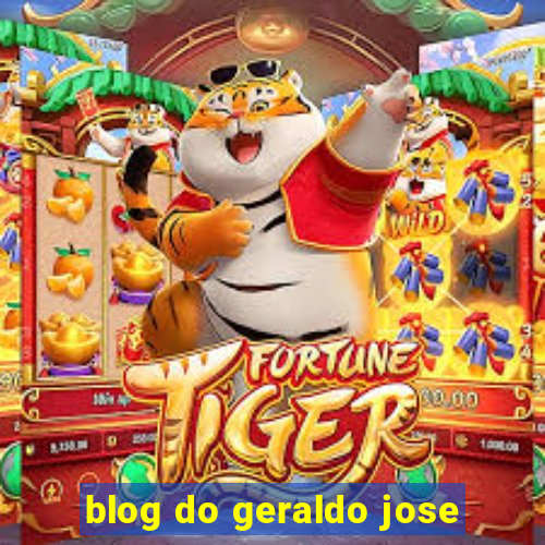 blog do geraldo jose