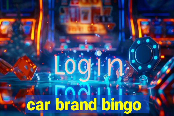 car brand bingo