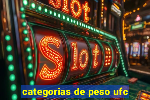 categorias de peso ufc