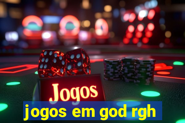 jogos em god rgh