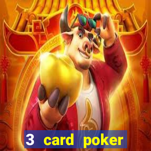 3 card poker casino odds