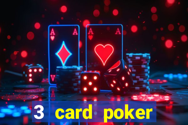 3 card poker casino odds