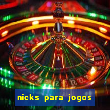 nicks para jogos de tiro