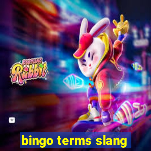 bingo terms slang