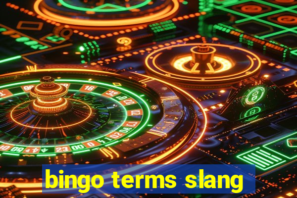 bingo terms slang