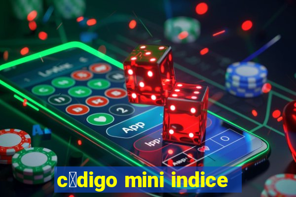 c贸digo mini indice