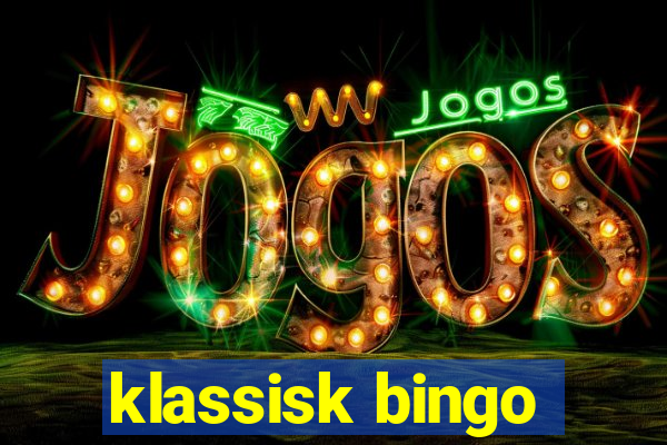 klassisk bingo