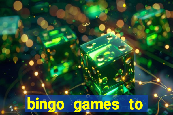 bingo games to play for free