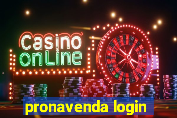 pronavenda login