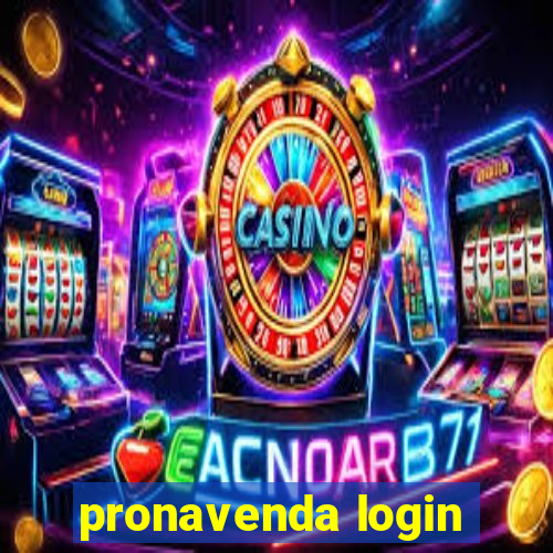 pronavenda login