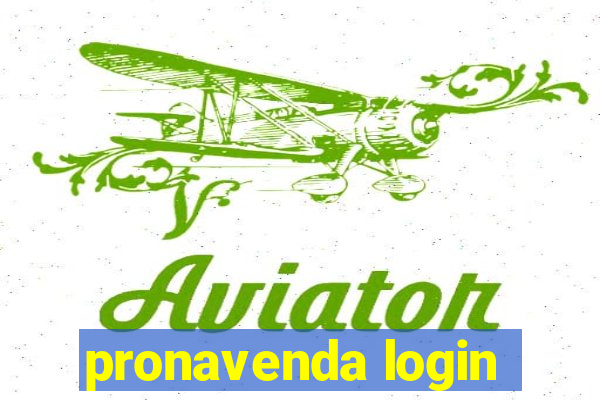 pronavenda login