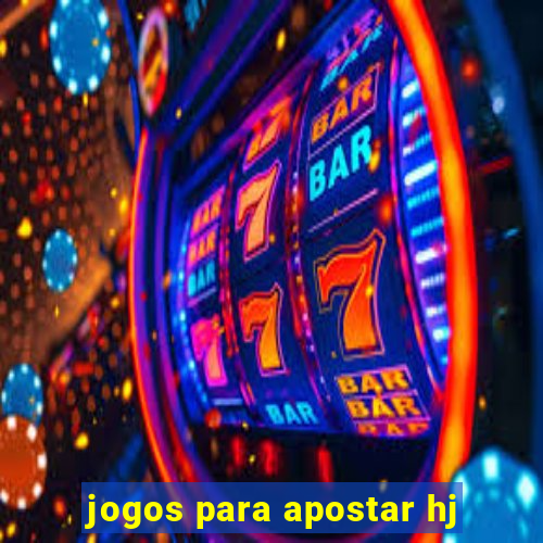 jogos para apostar hj