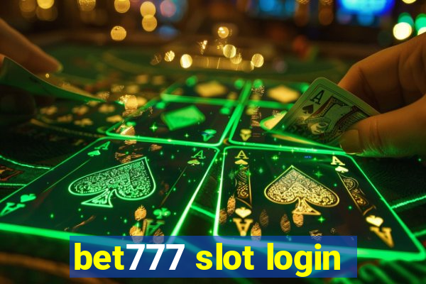 bet777 slot login