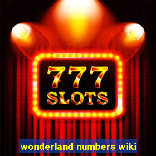 wonderland numbers wiki