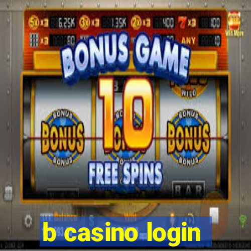 b casino login