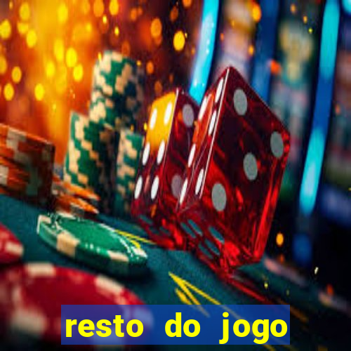 resto do jogo placar atual