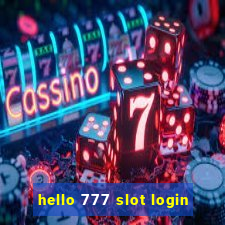 hello 777 slot login