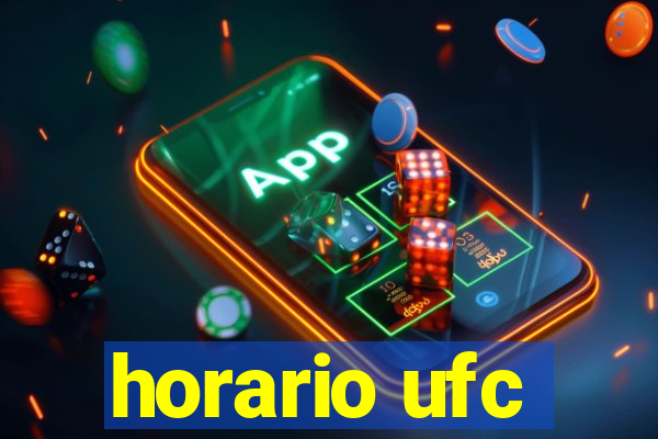 horario ufc