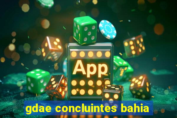 gdae concluintes bahia