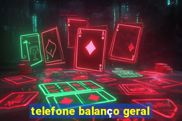 telefone balanço geral