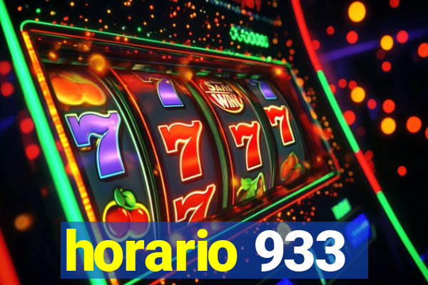 horario 933