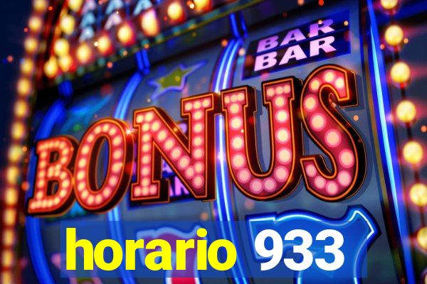 horario 933