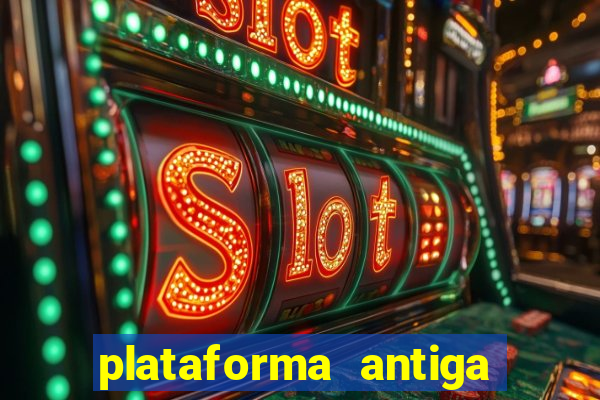 plataforma antiga de jogos