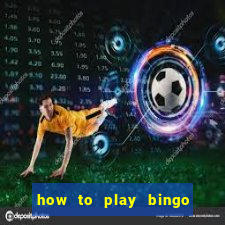 how to play bingo for money