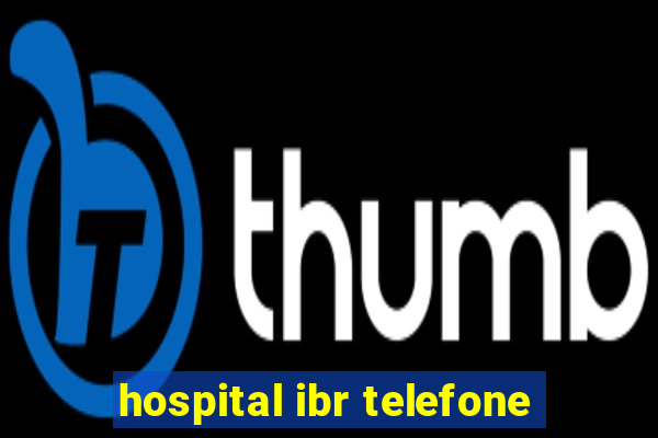 hospital ibr telefone