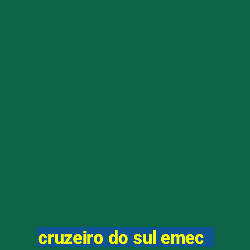 cruzeiro do sul emec