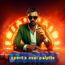 sport x avai palpite