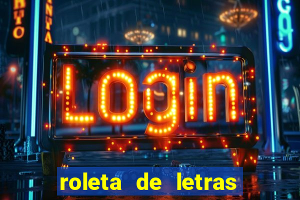 roleta de letras stop online