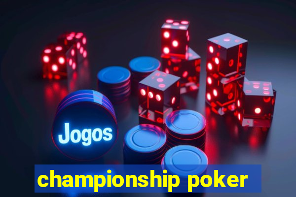 championship poker