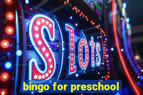 bingo for preschool