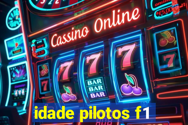 idade pilotos f1