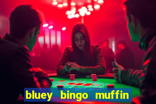 bluey bingo muffin and socks