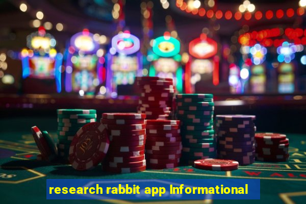 research rabbit app Informational