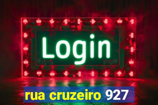 rua cruzeiro 927