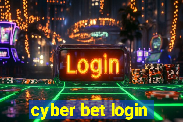 cyber bet login