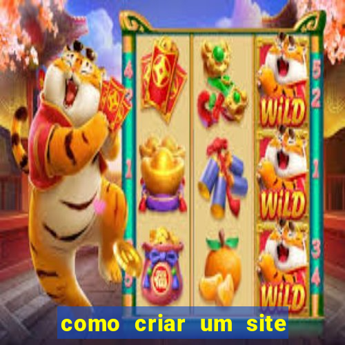 como criar um site de jogos