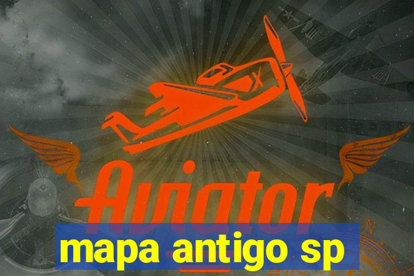 mapa antigo sp