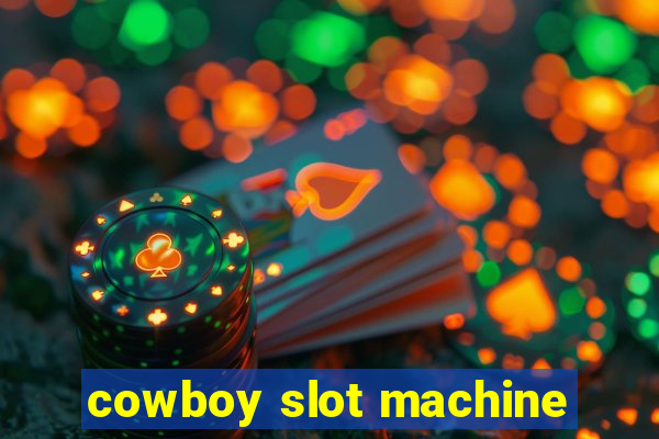 cowboy slot machine