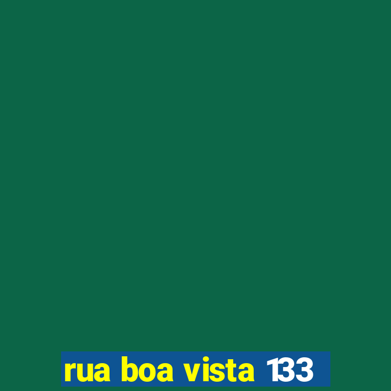 rua boa vista 133