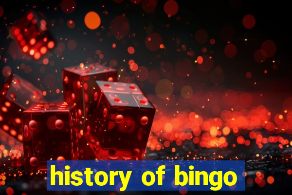 history of bingo