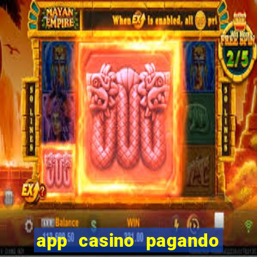 app casino pagando no cadastro