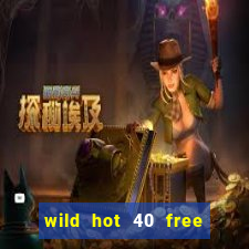 wild hot 40 free spins slot